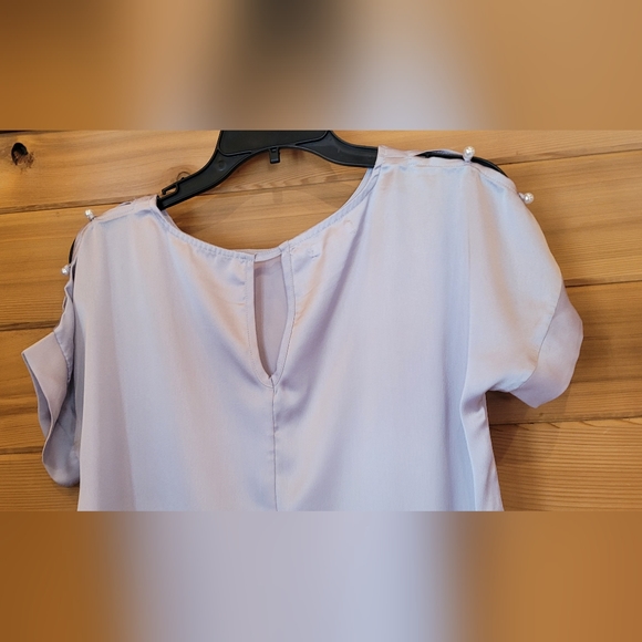 Maurice's lilac blouse size small - Picture 8 of 12